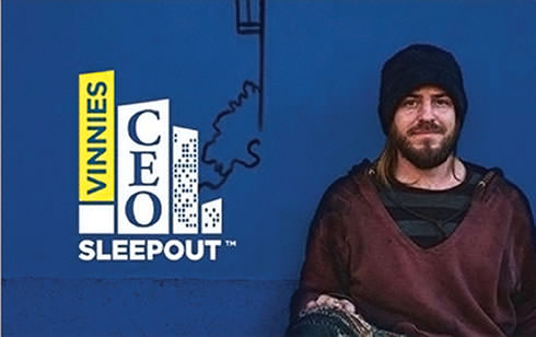 Vinnie's sleepout ad
